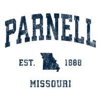 Parnell Missouri Mo Vintage Athletic Navy Sports Design Stainless Steel Water Bottle | Artistshot