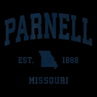 Parnell Missouri Mo Vintage Athletic Navy Sports Design Youth Zipper Hoodie | Artistshot