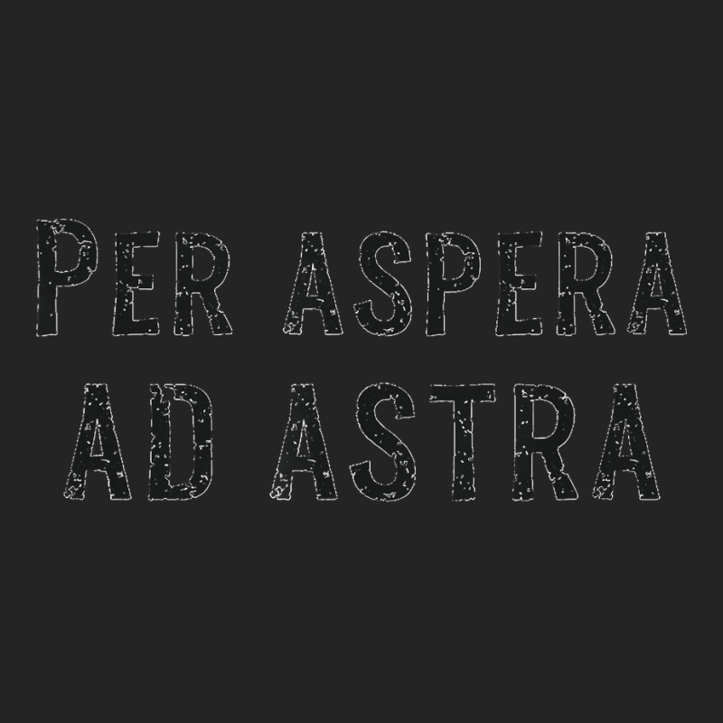 Per Aspera Ad Astra Inspirational Latin Quotes Motivational T Shirt Co 3/4 Sleeve Shirt | Artistshot