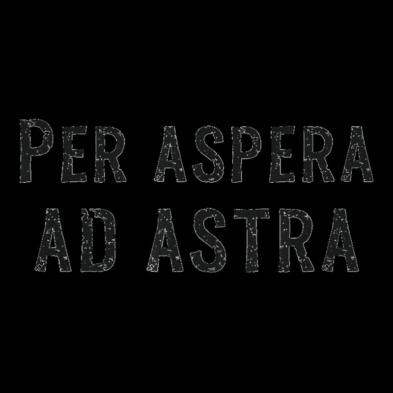 Per Aspera Ad Astra Inspirational Latin Quotes Motivational T Shirt V-neck Tee | Artistshot