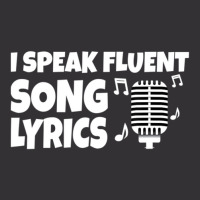 I Speak Fluent Song Lyrics Singer Songwriter Vintage Hoodie | Artistshot