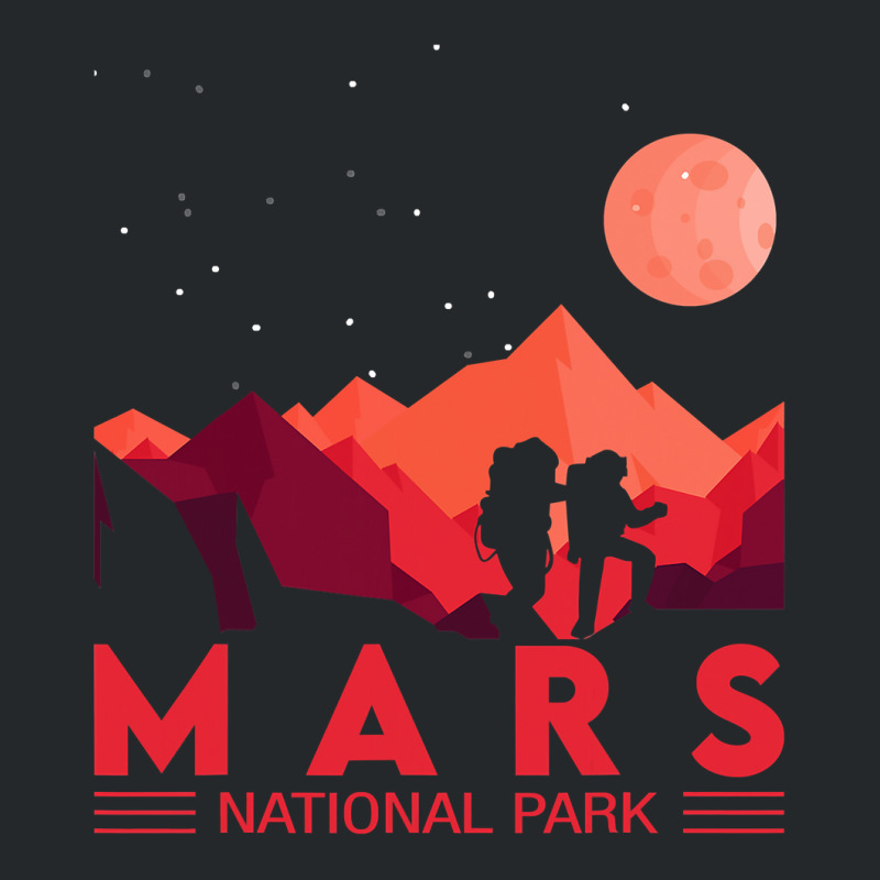 Red Mars Planet  Space National Park  Funny Mars Crewneck Sweatshirt | Artistshot