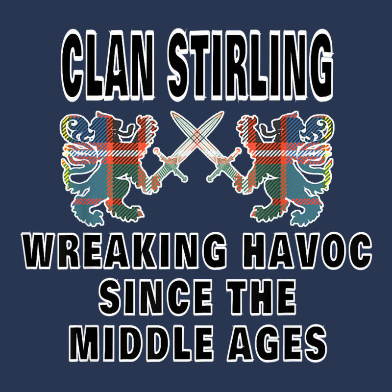 Stirling Scottish Tartan Scotland Family Clan Name T Shirt Men Denim Jacket | Artistshot