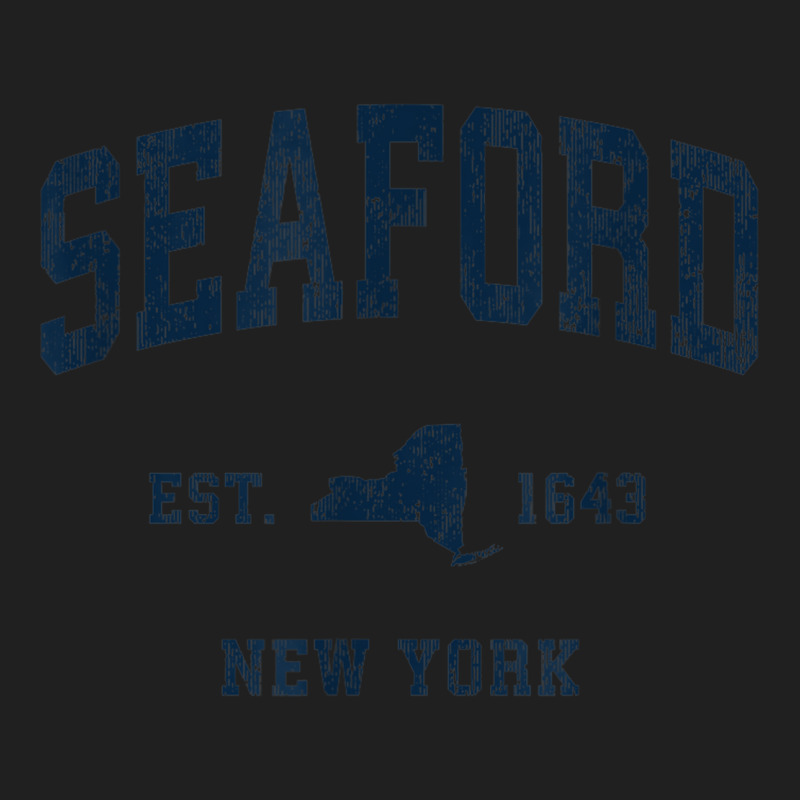 Seaford New York Ny Vintage Athletic Navy Sports Design Ladies Polo Shirt by Blimpie | Artistshot