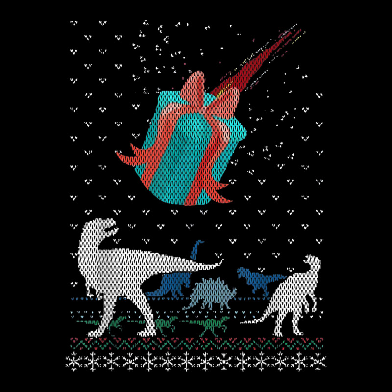 Ugly Christmas Dino Invasion Christmas Meteorite Xmas Long Sleeve Baby Bodysuit by Swiss | Artistshot