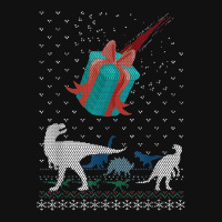 Ugly Christmas Dino Invasion Christmas Meteorite Xmas Baby Bibs | Artistshot