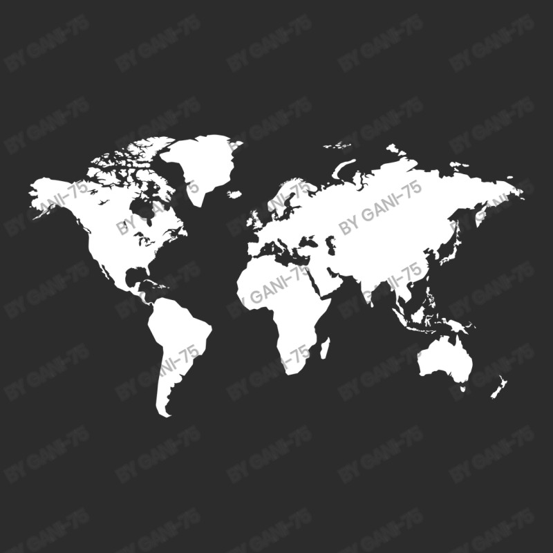 World Map White Exclusive T-shirt | Artistshot