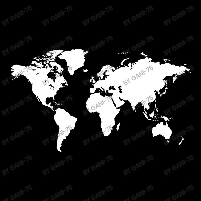 World Map White Lightweight Hoodie | Artistshot