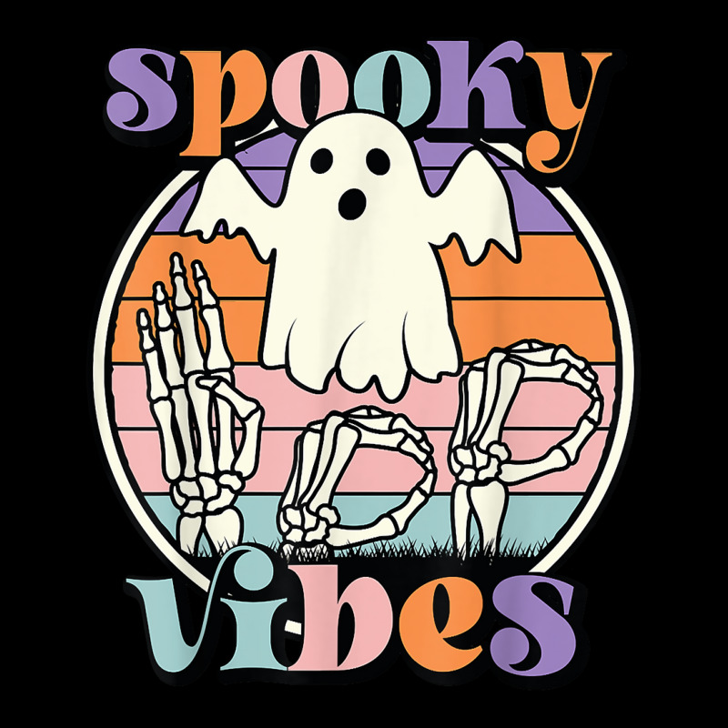 Spooky Vibes Asl Hands American Sign Language Boo Halloween T Shirt Maternity Scoop Neck T-shirt by cm-arts | Artistshot