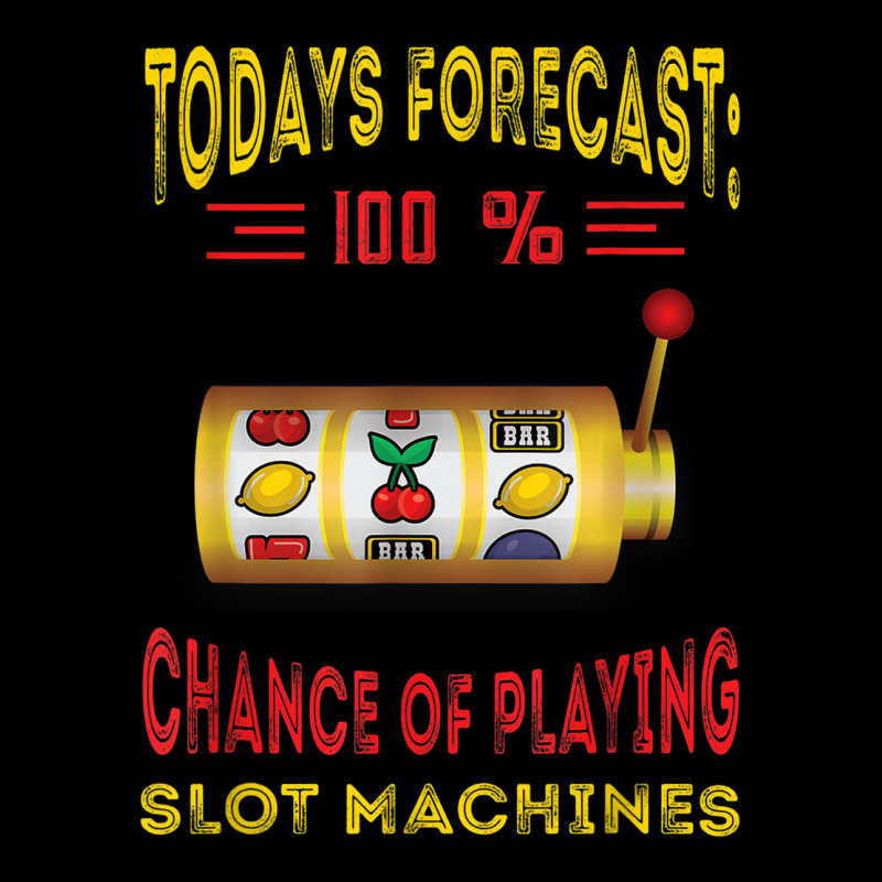 Todays Forecast Slot Machine Fruit Game Gaming Machine V-neck Tee | Artistshot