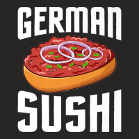 German Sushi  German Sushi Mett Chopped Minced Meat Minced Premium T S Ladies Fitted T-shirt | Artistshot