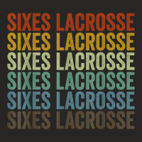 Sixes Lacrosse Sports Retro Ladies Fitted T-shirt | Artistshot