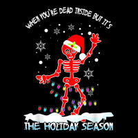 Skeleton When You’re Dead Inside But It’s The Holiday Season Kids Cap | Artistshot