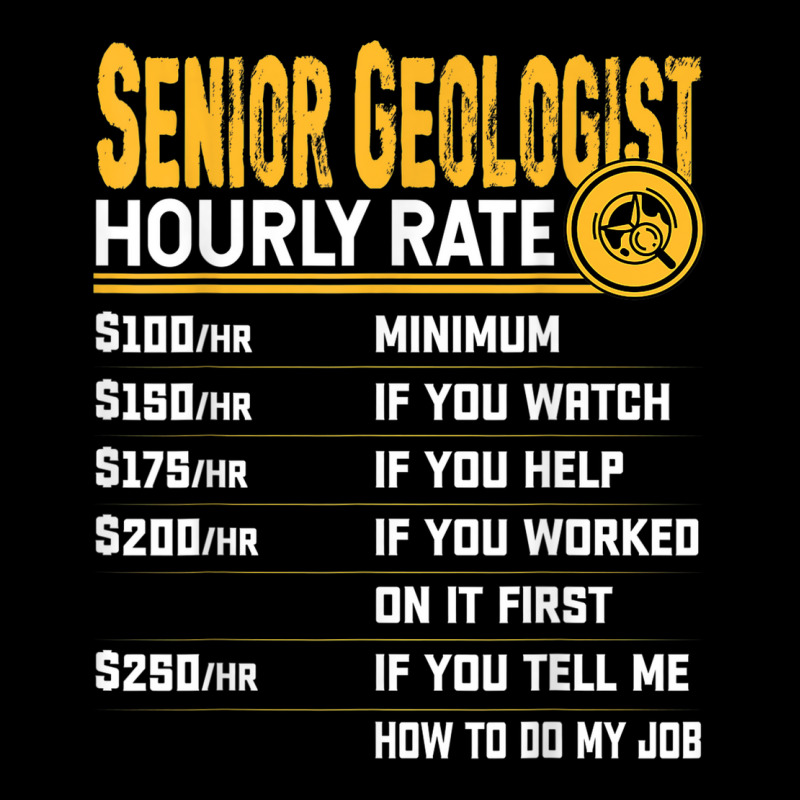 Senior Geologist Hourly Rate   Funny Geology Geologist Adjustable Cap by Short | Artistshot