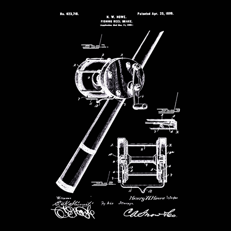 Fishing Reel 1899 Patent, Fishing Reel 1899 Patents, The Fishing Reel  Toddler 3/4 Sleeve Tee by SHOPPERTHIT | Artistshot