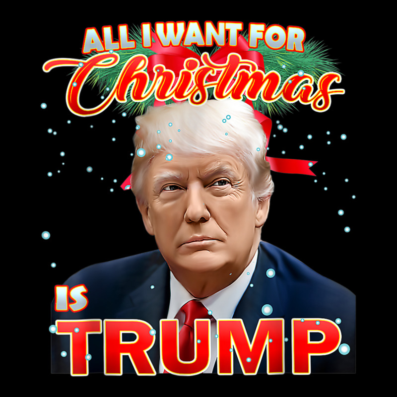 Trump 2024 I Want Trump This Christmas V-neck Tee | Artistshot