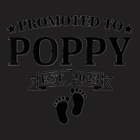 Promoted To Poppy Est. 2023 Baby Announcement New Poppy T Shirt T-shirt | Artistshot