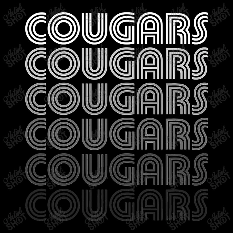 Vintage Style Cougars Graphic  For Cougar Lovers Adjustable Cap by CUSER3772 | Artistshot