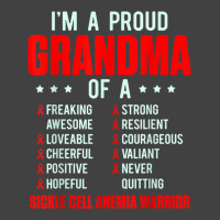 Sickle Cell Anemia Survivor Proud Grandma Anemic Warrior Vintage T-shirt | Artistshot