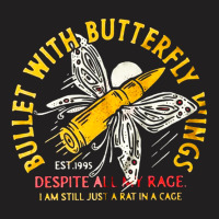 Bullet With Butterfly Wings, Bullet With Butterfly Wing, Bullet, With, T-shirt | Artistshot