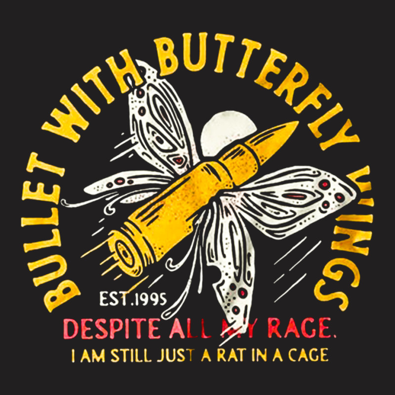 Bullet With Butterfly Wings, Bullet With Butterfly Wing, Bullet, With, T-shirt | Artistshot