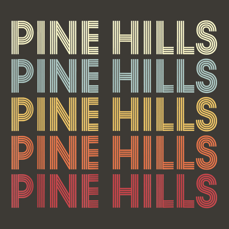 Pine Hills California Pine Hills Ca Retro Vintage Text T Shirt Bucket Hat by puetzee | Artistshot