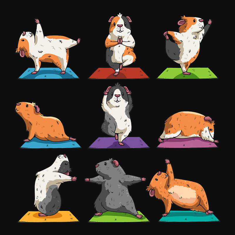 Guinea Pig Yoga Position Workout Gift Crop Top by AuturoMedero | Artistshot