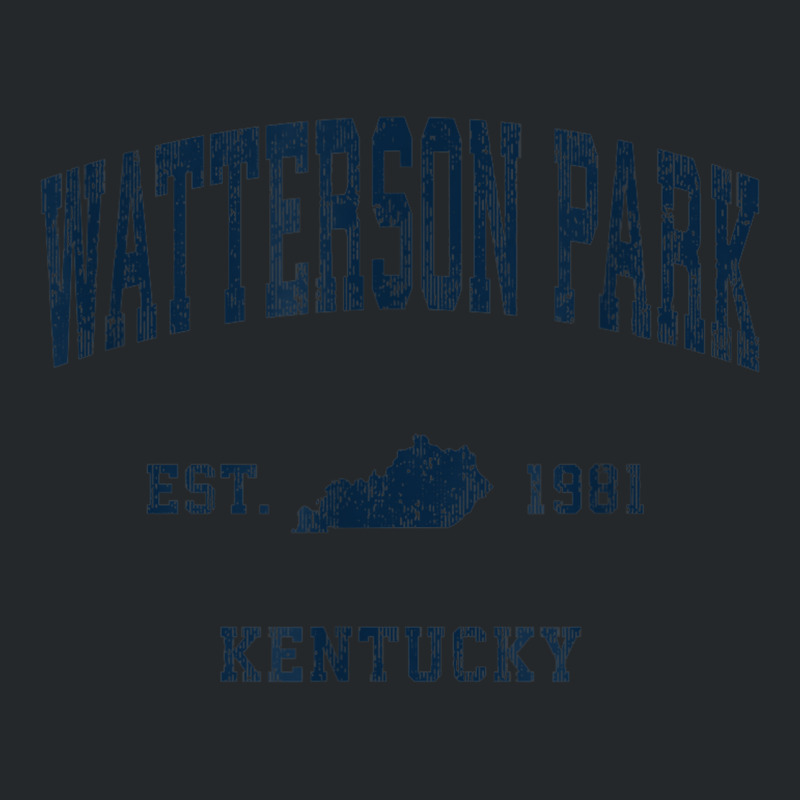 Watterson Park Kentucky Ky Vintage Athletic Navy Sports Desi Crewneck Sweatshirt | Artistshot