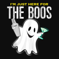 I'm Just Here For The Boos   Halloween Martini Shaker Tank Top Crop Top | Artistshot