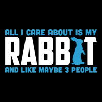 All I Care About Is My Rabbit And Like Maybe 3 People Women's V-neck T-shirt | Artistshot