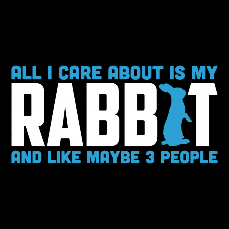 All I Care About Is My Rabbit And Like Maybe 3 People Women's V-Neck T-Shirt by Ande Ande Lumut | Artistshot