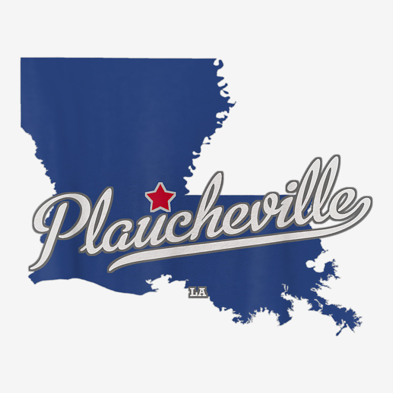 Plaucheville Louisiana La Map T Shirt Adjustable Cap | Artistshot