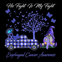 His Fight Is My Fight Esophageal Cancer Awareness Tank Top Adjustable Cap | Artistshot