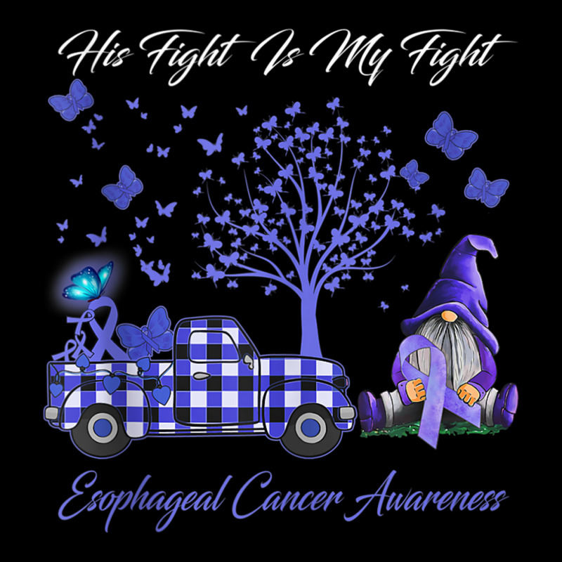 His Fight Is My Fight Esophageal Cancer Awareness Tank Top Adjustable Cap by cm-arts | Artistshot