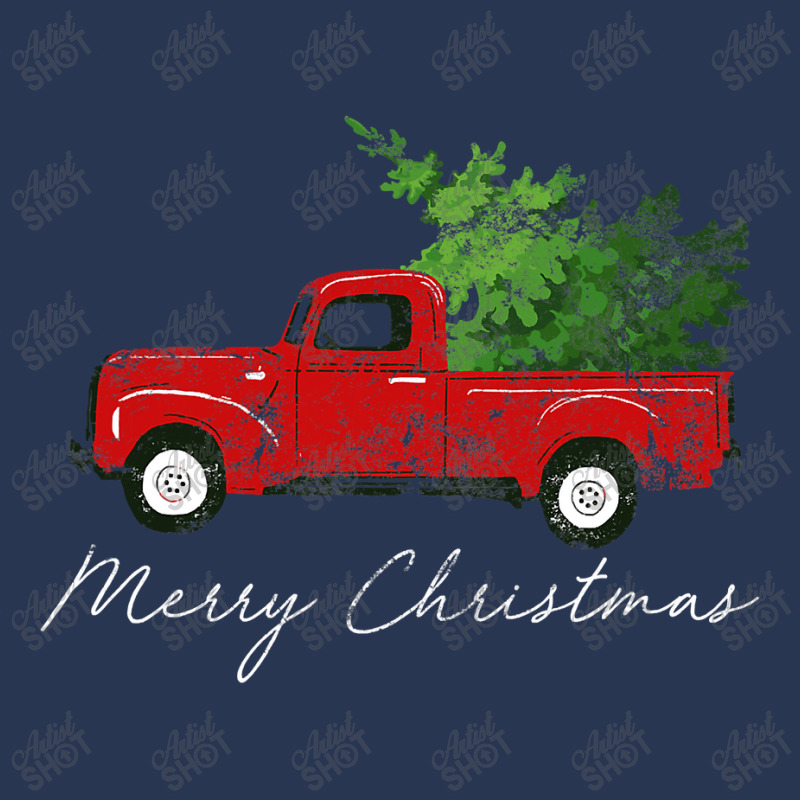 Vintage Wagon Christmas   Tree On Car Xmas Vacation Ladies Denim Jacket by CUSER3772 | Artistshot