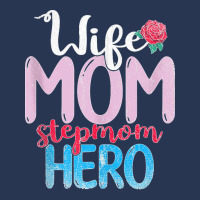 Family Mommy Wife Mom Stepmom Hero Mothers Day Rose Step Mom Tank Top Men Denim Jacket | Artistshot