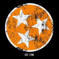 Tennessee Shirt State Flag Orange & White Vintage Est. 1796 Adjustable Cap | Artistshot