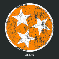 Tennessee Shirt State Flag Orange & White Vintage Est. 1796 Women's Triblend Scoop T-shirt | Artistshot