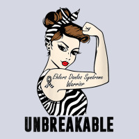 Womens Ehlers Danlos Syndrome Warrior Unbreakable Strong Woman V Neck Fleece Short | Artistshot