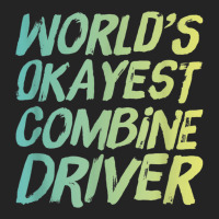 World's Okayest Combine Driver   Fun Farming 3/4 Sleeve Shirt | Artistshot