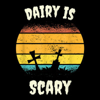 Dairy Is Scary Retro Vintage Halloween Scary Costume T Shirt V-neck Tee | Artistshot