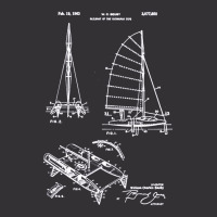 Catamaran Sailboat Patent, Catamaran, Sailboat Patent, Catamaran Sailb Vintage Hoodie | Artistshot