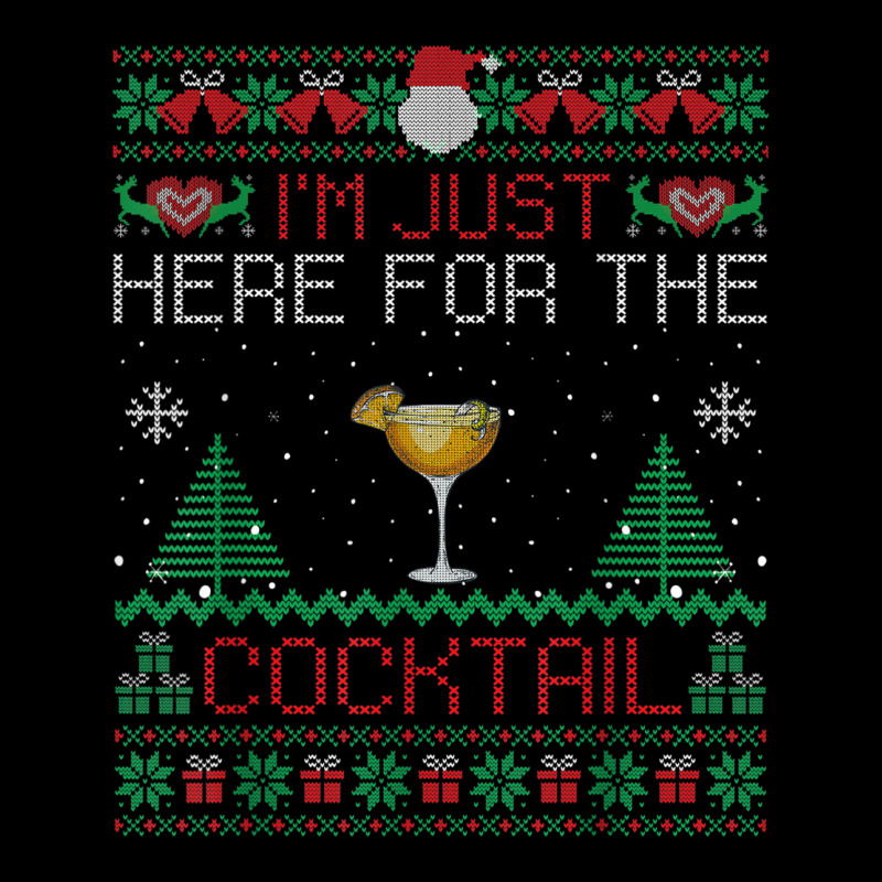 Sidecar Cocktail Christmas Sweater Sidecar Ugly Xmas Adjustable Cap by Queenie | Artistshot