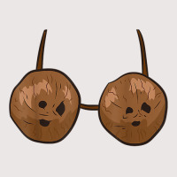 Funny Coconut Summer Coconuts Bra Funny Halloween Costume  Copy Pocket T-shirt | Artistshot