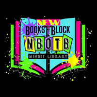 Minett Library Books Block Cropped Hoodie | Artistshot