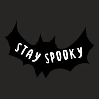 Stay Spooky Bat Cool Happy Halloween Gift Ladies Fitted T-shirt | Artistshot