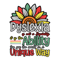 Dyslexia Is Not Disability Dyslexia Awareness Silver Ribbon T Shirt Unisex Hoodie | Artistshot