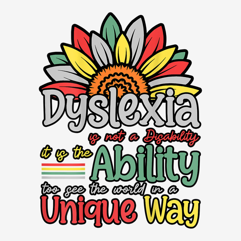 Dyslexia Is Not Disability Dyslexia Awareness Silver Ribbon T Shirt Classic T-shirt by cm-arts | Artistshot