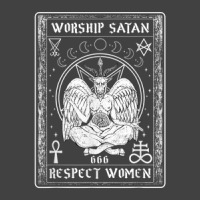 Worship Satan Respect Women I Satanic Tarot Card Vintage T-shirt | Artistshot