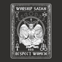 Worship Satan Respect Women I Satanic Tarot Card Champion Hoodie | Artistshot